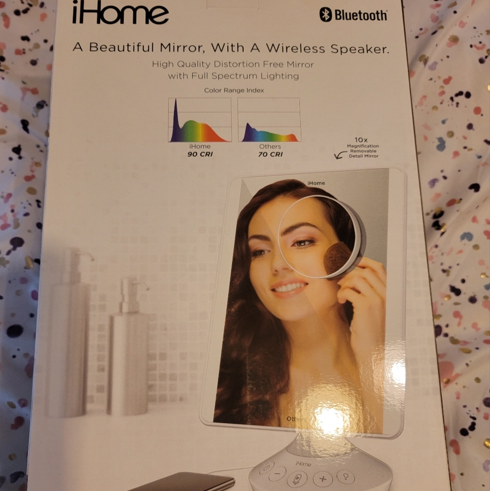 New in box iHome Beautiful Mirror